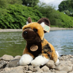 Plyšový divoký pes hyenovitý 35 cm, ECO-FRIENDLY