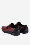 Polobotky Rieker L1751-35 Přírodní kůže (useň) - Lícová