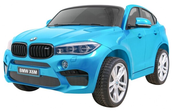 Mamido Elektrické autíčko BMW X6 M dvoumístné XXL lakované modré