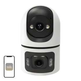 MOES WCM-Q09 / IP kamera / 8MP duální objektiv / Wi-Fi 6 / PTZ 300°/60° / Noční vidění (WCM-Q09-MS)