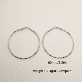 Ptakoviny.cz Náušnice kruhy stříbrné