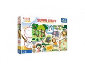 Oboustranné puzzle Treflíci mláďata ZOO SUPER GIANT 15 dílků