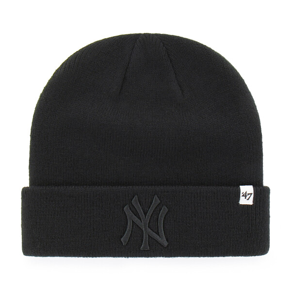 47 Brand Pánská zimní čepice New York Yankees MLB 47 Raised Cuff Knit Black