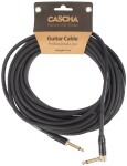 Cascha Professional Line Guitar Cable Angled Black 9 m
