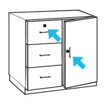 Strong Nábytkový zámek se střelkou (403228)