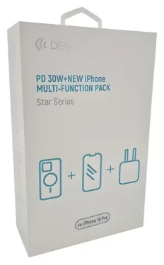 Devia Star Series PD 30W / Nabíjecí sada / Apple iPhone 16 Pro / 30W (6942297117754)