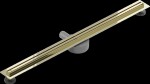 MEXEN - Flat 360 Slim podlahový žlab 80 cm otočný zlato 1541080
