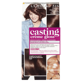 L'Oréal Paris Casting Creme Gloss semipermanentní barva na vlasy 518 oříškové mochaccino, 48+72+60ml