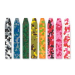 Konges Sløjd Voskovky Confetti Bunny – 8 ks, růžová barva, vosk