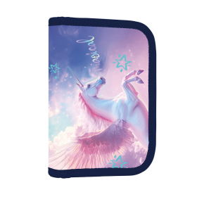 Školní penál 1-patrový prázdný KARTON P+P, 2 chlopně - Pegas