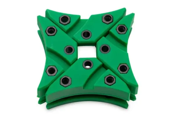 EKWB EK-Vardar X3M Damper Pack - Green 4 ks / anti-vibračni držák ventilátoru / pro EK-Vardar X3M (3830046996978)