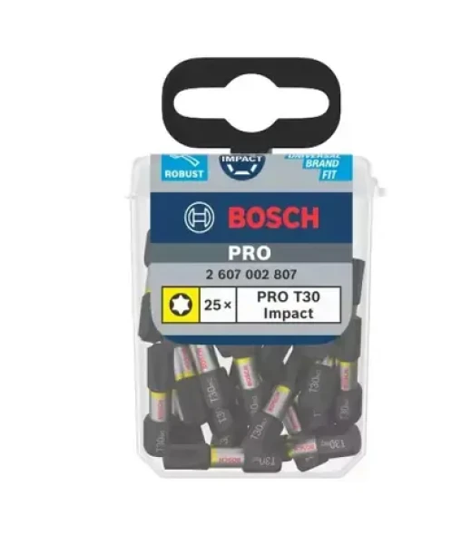 BOSCH 2607002807 / Sada bitů PRO Impact T30 / 25 ks (2607002807)