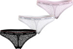 Spodní díl dámského spodního prádla PACK THONG LACE UW0UW048960SK Tommy Hilfiger