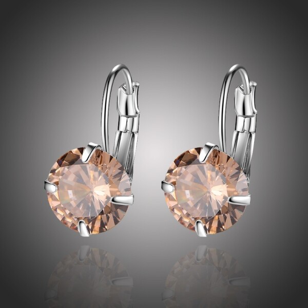 Náušnice Swarovski Elements Megan Champagne, Champagne
