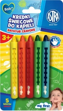 ASTRA BABY Voskovky do koupele 5ks (155739)