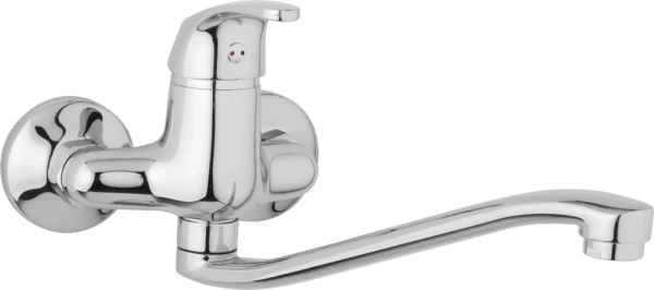 JB Sanitary Nástěnná dřezová a umyvadlová baterie SLIM, rozteč 100 mm, S ramínko 300 mm A10 30 40