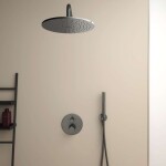 IDEAL STANDARD - CeraTherm Sprchový set s termostatem pod omítku, s tělesem, průměr 30 cm, Magnetic Grey A7573A5