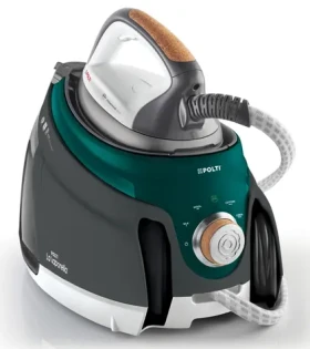 Polti La Vaporella XT120C / Parní žehlička s generátorem / Pára 8,5 bar / 6 programů / 360° Fluid Curve Technology