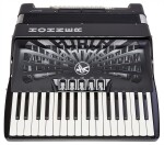 Hohner Bravo III 72 Black Silent Key