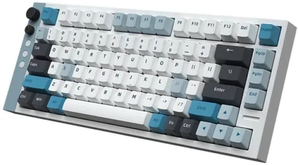 Lamzu Jet75 Gaming Tastatur bílá / herní mechanická klávesnice / 75% / US layout / Gateron Jade switch / RGB / USB-C (6975637430275)