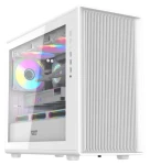 DarkFlash DB460M bílá / mATX / bez ventilátorů / 3x USB-A / průhledná bočnice / bez zdroje (DB460M White)