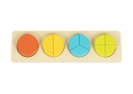 Mamido Montessori Matematický Box XXL 46ks Geometrické Tvary Barvy Čísla