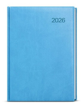 Denní diář 2026 David Vivella A5 světle modrá