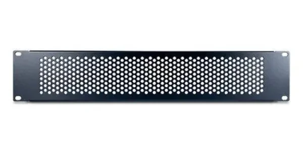 Inter-Tech Krycí panel 19" 2U / Krycí panel do racku / 482x89x11 mm / kov / černá RAL 9005 (88887319)