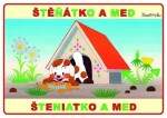 Štěňátko a med - omalovánky A5 - Zdeněk Miler