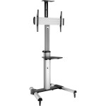 SpeaKa Professional SP-TVC-600 TV kolečkový vozík 152,4 cm (60) - 254,0 cm (100) nastavitelná výška, odnímatelný, nakláp