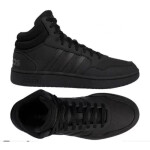 Pánské sportovní kotníkové boty Hoops 3.0 Mid Wtr GW6421 Černá - Adidas černá 44 2/3