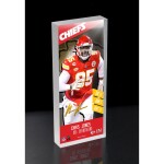 Obraz Kansas City Chiefs NFL Chris Jones Player Ticket 3D Block Art