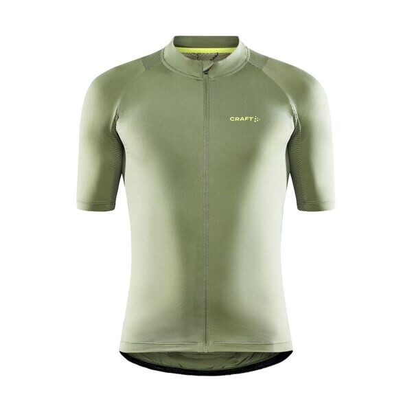 Pánský cyklistický dres s krátkým rukávem CRAFT ADV Endur tm.zelená S