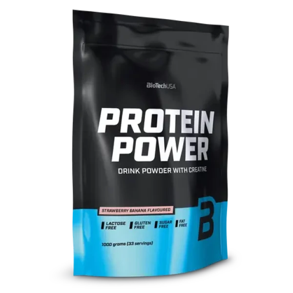 BioTech Protein Power 1000 g strawberry banana (14762)