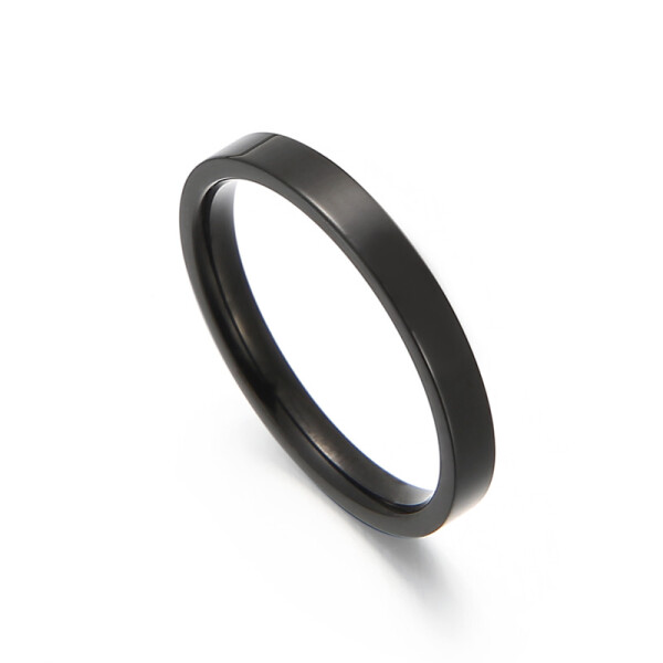 Elenys pánský prsten-3mm-černý Velikost: 11 (EU: 64-67)