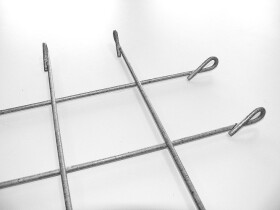 GEOMAT Gabionový panel pro spojení tyčí 1010 drát mm, povlak Zn90%+Al10%, oko 1010 cm, m²]