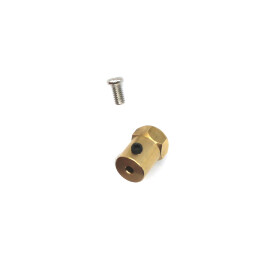 Náboj kola, bronzový se šroubem - 3mm