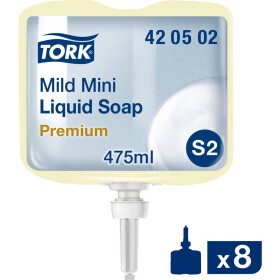 TORK Mild Mini 420502 tekuté mýdlo 475 ml 8 ks - Tork Mini jemné tekuté mýdlo 475 ml