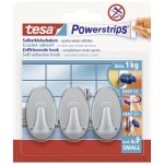 Tesa TESA Powerstrips Vario-Gardinové háky v balení 3 ks - Samolepící háky na vlákna od společnosti TESA - lze znovu ods