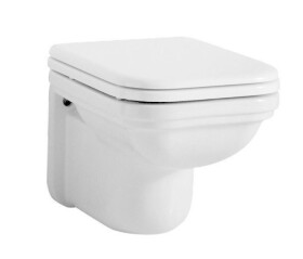 KERASAN - WALDORF závěsná WC mísa, 37x55cm, bílá 411501