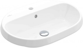 VILLEROY & BOCH - Architectura Umyvadlo zápustné, 60x45 cm, s přepadem, otvor pro baterii, alpská bílá 5A666001
