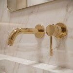 REA - Podomítková vanová baterie Venti Gold REA-B9754