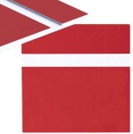 Gravírovací laminát 300 x 200 x 1,3 mm - Červený, bílý