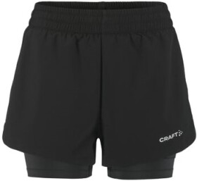 Craft Šortky s podšívkou Adv Essence 2 2in1 Short Women 1915946-999000 - Běžecké šortky CRAFT ADV Essence 2-in-1 2 - černá Velikost textilu: XS