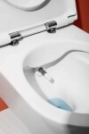 Laufen - Cleanet Navia Elektronický bidet s keramikou, boční přívod vody, Rimless, SoftClose, matná bílá H8206017577171