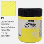 Pébéo Studio Acrylic 500 ml žlutá kadmium citrónové 22