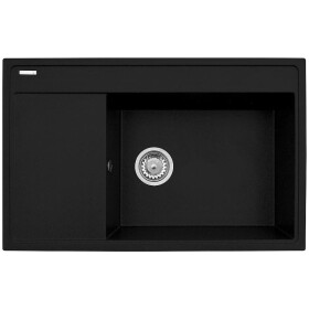 Dřez granitový Camea 790x500x210 Karbon