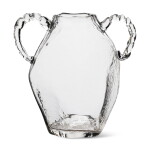 HK living Váza Gemstone Amfora Crystal 37 cm, čirá barva, sklo