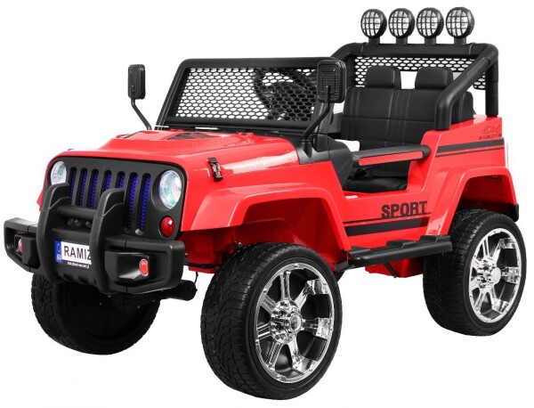 Mamido Elektrické autíčko Jeep Raptor 4x4 červené