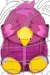 Dětský batoh do školky Affenzahn Bibi Bird large - purple